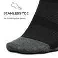 thumbnail image 3 of Feetures Elite Ultra Light Cushion Ankle Socks - Sport Sock with Targeted Compression - Black, S (1 Pair), 3 of 6