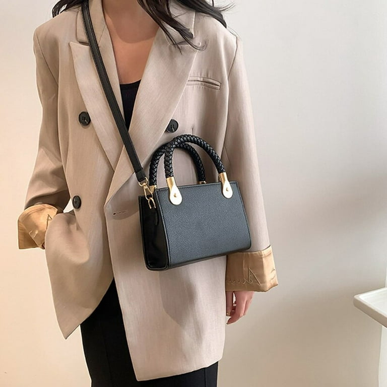 CoCopeaunt Wide Shoulder Strap Hand Bags for Women Chain Small Luxury  Designer Handbag Female Bag Purse Womens Square Crossbody Trend 