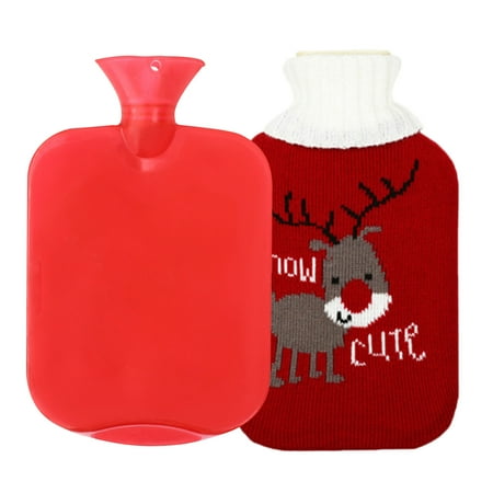 

Kitchen gadgets cookware sets utensils accessories Hot Water Bottle With Cover 1000ML Bed Soft Fleece