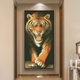 thumbnail image 3 of Pintura de diamante para manualidades, taladro completo 5D, pintura de tigre hecha a mano con diamantes, decoración de pared para sala de estar y dormitorio (50x80cm), 3 of 5