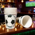 thumbnail image 7 of 10 Pack Disposable Paper Cups 3.5X2.8 Inch Football Theme For Beverages Party Supplies, 7 of 7