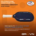 thumbnail image 4 of GRÜVN LAZR-16S Pickleball Paddle - Blue, 4 of 5