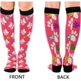 thumbnail image 2 of GZHJMY Cute Dog Paw 20-30mmHg Compression Socks for Men & Women, Knee High Stockings for Running, Sport, Hiking & Travel, 2 of 7