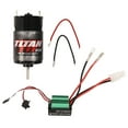 thumbnail image 2 of RC Moteur Brossé ESC, Roulements Étanches 65A Moteur Brossé ESC 550 Pièces de Voiture RC à Basse Température pour Modèle de Voiture Puissance de Modification 21T, 2 of 7