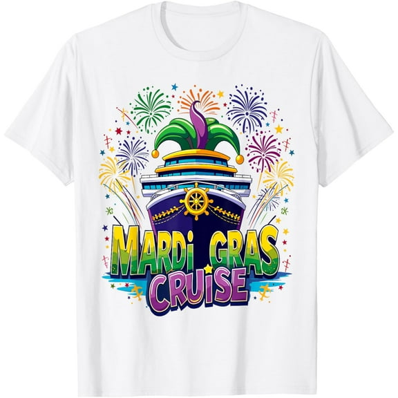 Carnival Mardi Gras Cruise Ship 2026 Matching Family Squad T-Shirt TShirt