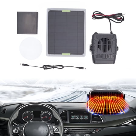 HIBIBUD Solar Powered Heater, Solar Heater For Chicken Coop, Solar Chicken Coop Heater, Solar Greenhouse Heater, Solar Heater For Greenhouse, Solar Heater For Dog House Outdoor, for Drying Heating