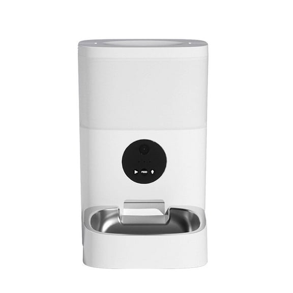 Dudu Pet Automatic Cat Feeders, Automatic Cat Food Dispenser with Customize Feeding Schedule, Timed Wifi Cat Feeder with Interactive Voice Recorder, Automatic Pet Feeder for Cat Dog 1-4 Meals Dry Food