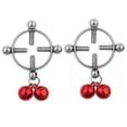 thumbnail image 2 of Round No Pierced Bells Fake Jewelry Red, 2 of 8