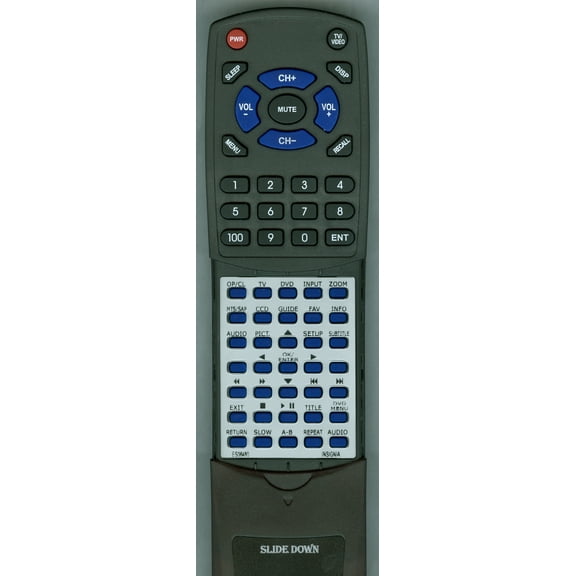 Replacement Remote for INSIGNIA ES06480, RTES06480, RC261, NSLDVD32Q10A, NSLDVD26Q10A, NSLDVD32Q, NSLDVD19Q10A, NSLDVD26Q