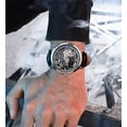 thumbnail image 6 of JINLERY Skeleton Automatic Self-Winding Mechanical Men Tourbillon Wrist Watch Business Stainless Steel Leather Sapphire Crystal Waterproof Clock Luminous, 6 of 9