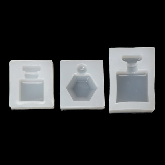 Mini Perfume Bottle Shape Resin-Molds Silicone-Molds for Epoxy Resin Casting DIY Mold for Mini Bottle Shaped Toy Making
