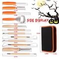 thumbnail image 4 of 13PCS Halloween Carving Tool Assorted Clay Sculpting Tool with 10PCS Stencils, 4 of 10