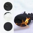 thumbnail image 5 of Guantes de esquí de los hombres de invierno cálido a prueba de viento y de lana de esquí Deportes de contacto de pantalla Guantes de lana, 5 of 5
