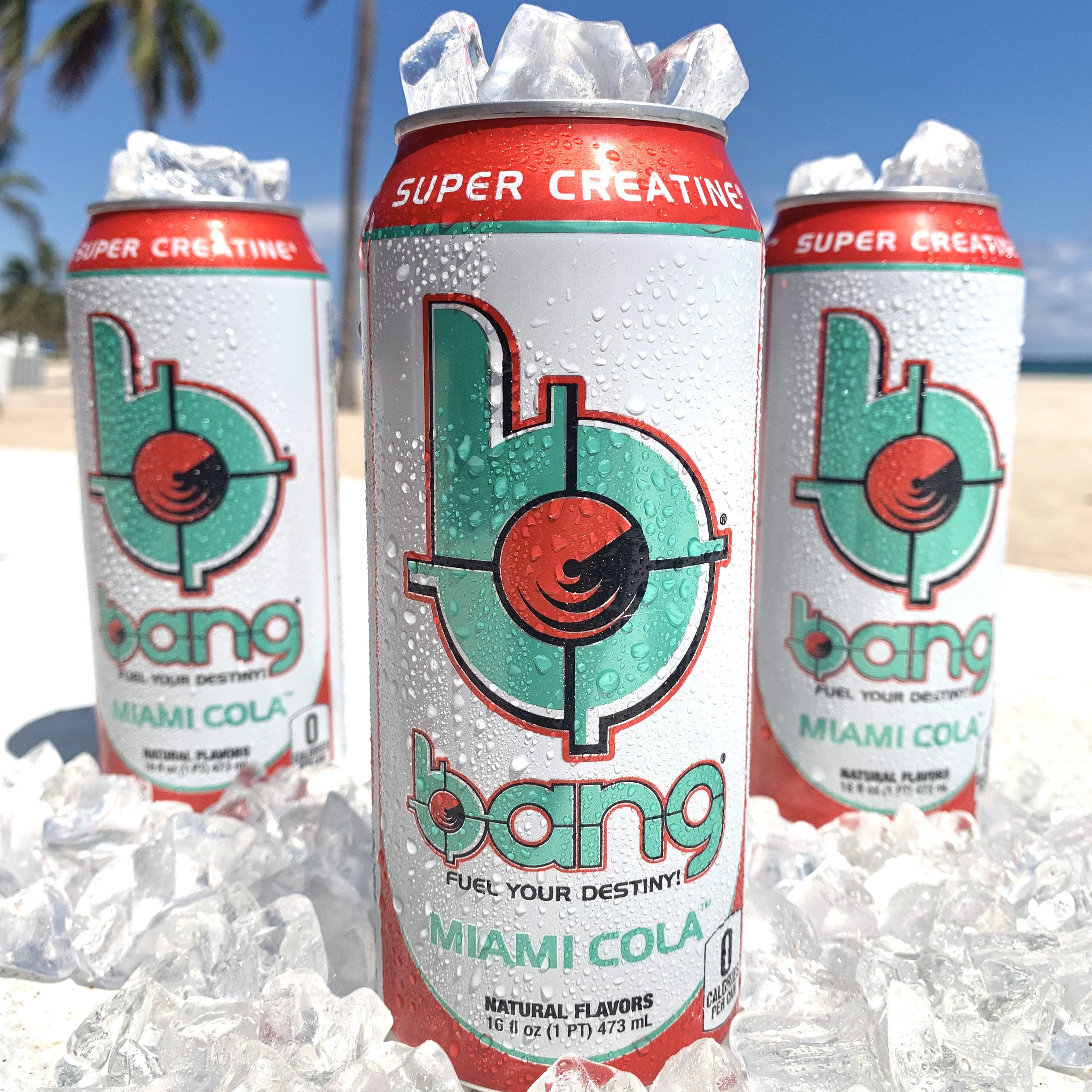 Bang Energy Drink with CoQ10 & Creatine - Miami Cola (12 ...