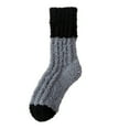 thumbnail image 4 of CFMIURAN Dark Gray Winter Solid Thick Warm Socks, Ladies' Soft and Warm Coral Fleece Socks with Extra Thickened for Autumn and Winter Suitable for Home Wear Socks, 4 of 4