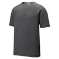 thumbnail image 5 of Yellow Rooster Mens Tri-Blend Wicking Raglan Tee Dark Grey Heather XS, 5 of 6
