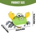 thumbnail image 3 of Baby Bubble Machine Dancing Crab Blower Toy Interactive Bubble Maker With Light And Music Fun Outdoor Play For Kids Backyard （with 60ml Bubble Solution）, 3 of 9
