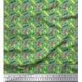 thumbnail image 1 of Soimoi Poly Georgette Fabric Selfie Text & Stripe Printed Fabric 1 Yard 42 Inch Wide, 1 of 3
