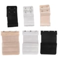 thumbnail image 1 of Señoras Mujer Elástico 2,3 s Pack 6 Bra Extender Extension Clip On Strap Macarena Extensor de sujetador, 1 of 8