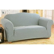 Home Trends Tribeca Loveseat and Sofa Slipcover, Blue Moon