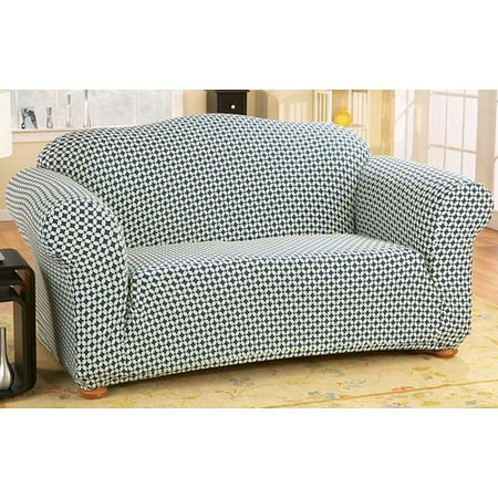 Home Trends Tribeca Loveseat and Sofa Slipcover, Blue Moon
