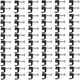 thumbnail image 1 of Grapas de alambre Grapas Cable de extensión Clips Soporte Televisión Cables coaxiales Clavo en, 1 of 6
