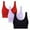 Red1, variant on yillto Women's 3 Pack Seamless Bras Plus Size Comfortable Sports Bra Wireless Full Coverage Bralettes