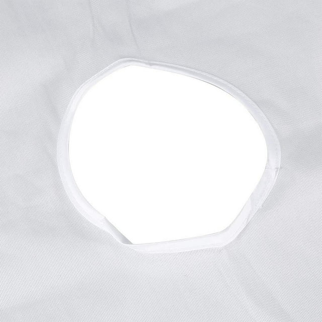 Sábana de Masaje para SPA Suave Blanca con Orificio Facial