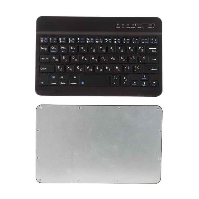 Teclado inalámbrico, teclado Bluetooth ultrafino recargable de 7 pulgadas, artesanía excepcional