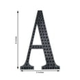 thumbnail image 5 of Balsa Circle 8" Black Solid Letter U Self-Adhesive Rhinestones Gems Sticker, 5 of 8