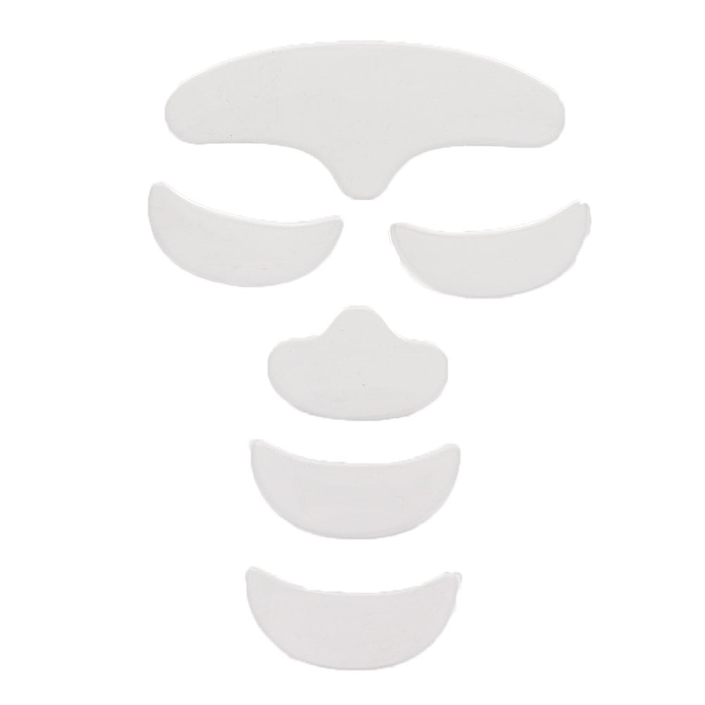 Greensen 6Pcs Anti Wrinkle Silicone Patch Pad Skin Lifting Reusable Forehead Eye Chin Face Patch,Silicone Patch