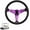 Purple, variant on GOLRISEN Golf Cart Steering Wheel Universal Design for Club Car Ds and Precedent EZGO RXV & TXT, for Yamaha Golf Cart Steering Wheel
