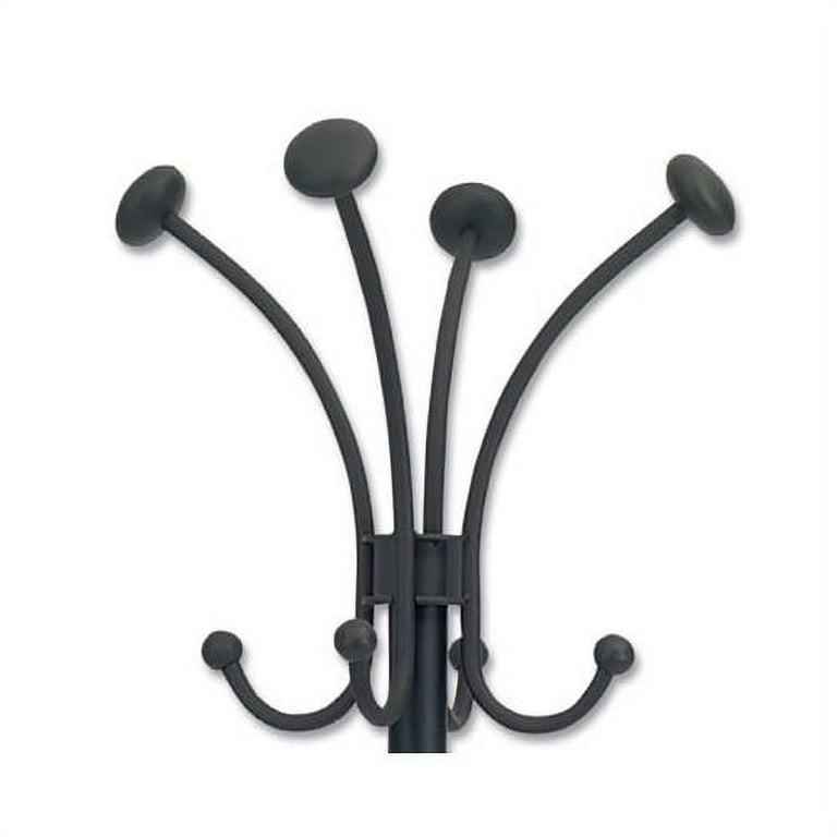 Viena Coat Stand, Eight Knobs, Steel, 16w x 16d x 70.5h, Black Viena Coat Stand, Eight Knobs, Steel, 16w x 16d x 70.5h, Black
