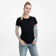 thumbnail image 5 of Yiaed Colorful Llama Print Arm Sleeves,Cooling UV Sun Protection Sports Compression for Men/Women, 5 of 6