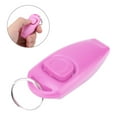 thumbnail image 4 of Pet Puppy Clicker Whistle Dog Training Obedience Cat Trainer Keyring Aid Click (Pink), 4 of 8