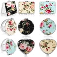 thumbnail image 1 of Compact Mirrors Bulu Espejo de viaje portátil retro, 9 unidades, 1 of 7