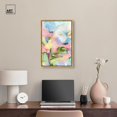 thumbnail image 3 of Blushing Promises Canvas Floral Abstract Art by Art Remedy, Gold Frame, 16 x 24, 3 of 7