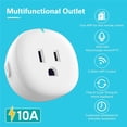 thumbnail image 4 of Toystoory Enchufe WiFi Smart Wireless Voice Timer Control remoto Toma de corriente USB Enchufe de plástico Electrodomésticos Toystoory HA005238-00, 4 of 6