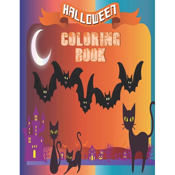 Download Halloween Coloring Book Cute Halloween Book For Kids 3 5 Yr Olds Paperback Walmart Com Walmart Com