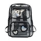 thumbnail image 1 of Mochila Transparente Yinane de PVC Impermeable Escolar para Estudiantes de Primaria Negro, 1 of 8