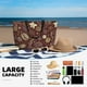 thumbnail image 5 of Fotbe Coffee and Flowers Bolsa de Viaje para Playa - Resistente al Agua, Bolsa Tote de Gran Capacidad y Ligera con 7 Bolsillos para Mujeres y Hombres, 5 of 7