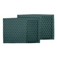thumbnail image 3 of S4Sassy Blue Flower Leaves Washable Printed Dining Reversible Tablemats With Napkins Set, 3 of 3