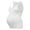 White, variant on Maternity Nursing Top Breathable Polyester Fabric Easy Breastfeeding Access Seamless Design Multiple Color