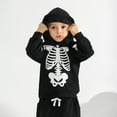 thumbnail image 6 of Toddler Baby Fall Hoodie Clothes Little Boys Girls Sweatshirt Top and Pants Sweatsuit Halloween Glow Outfits Set 2-6T, 6 of 9