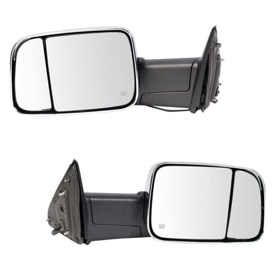 Trail Ridge Tow Mirror Power Folding Heated Memory Signal Puddle Pair for Ram TR00043 Fits select: 2013-2018 RAM 1500, 2013-2018 RAM 2500