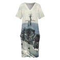 thumbnail image 3 of USS FEARL (MSO-442)-vestido holgado con bolsillos para mujer ropa de verano, 3 of 6