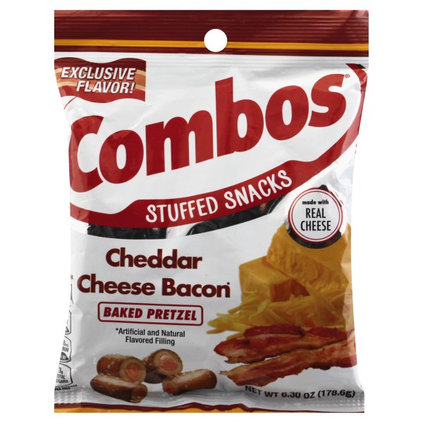 Pretzel Combos Cheddar Bacon 6.3oz
