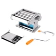 thumbnail image 1 of Lishi Stainless Steel Manual Pasta Machine - 3 Blade Noodle Maker for Kitchen, 1 of 20