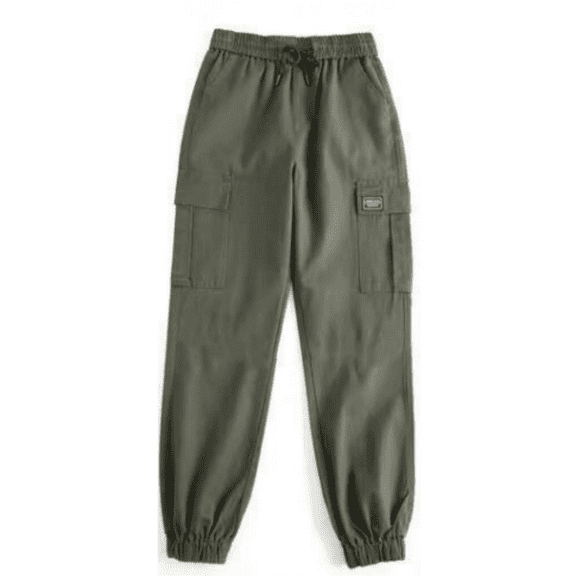 Eashery Casual Pants For Women Trendy Petite Plus Size Cargo Pants For Women Women's Split Front Elastic High Waist Elegant Flare Leg Long Pants AG M