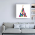 thumbnail image 3 of Michael Mullan 'Geometric Holiday Trees I Bright' Canvas Art, 3 of 3